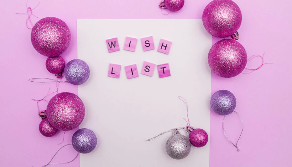 New Year's wish list with the desire to learn the law of assumption.