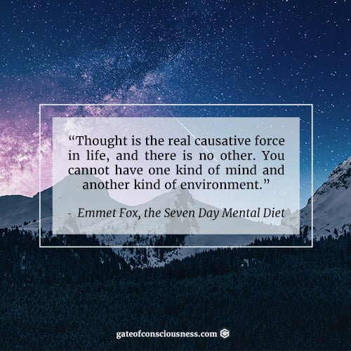 Quote about thoughts from Emmet Fox