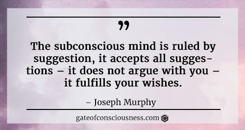 Joseph Murphy's quote. Murphy was another student from Abdullah Ethiopian mystic