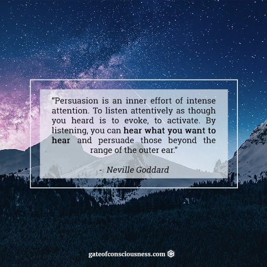 Quote from Neville Goddard.