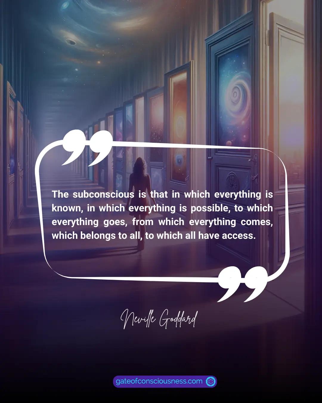 A quote from Neville Goddard