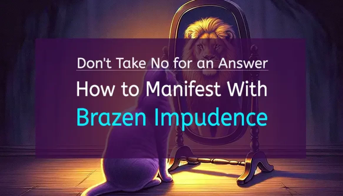 How to Manifest With Brazen Impudence: Don't Take No for an Answer