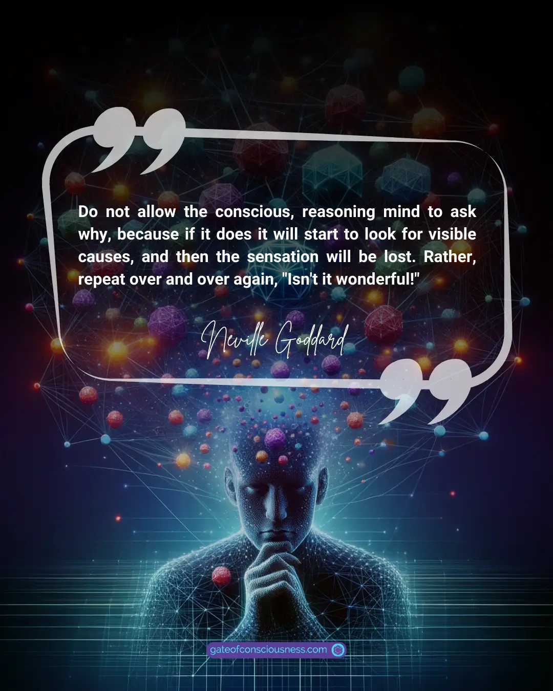 Neville Goddard's Quote Thank You