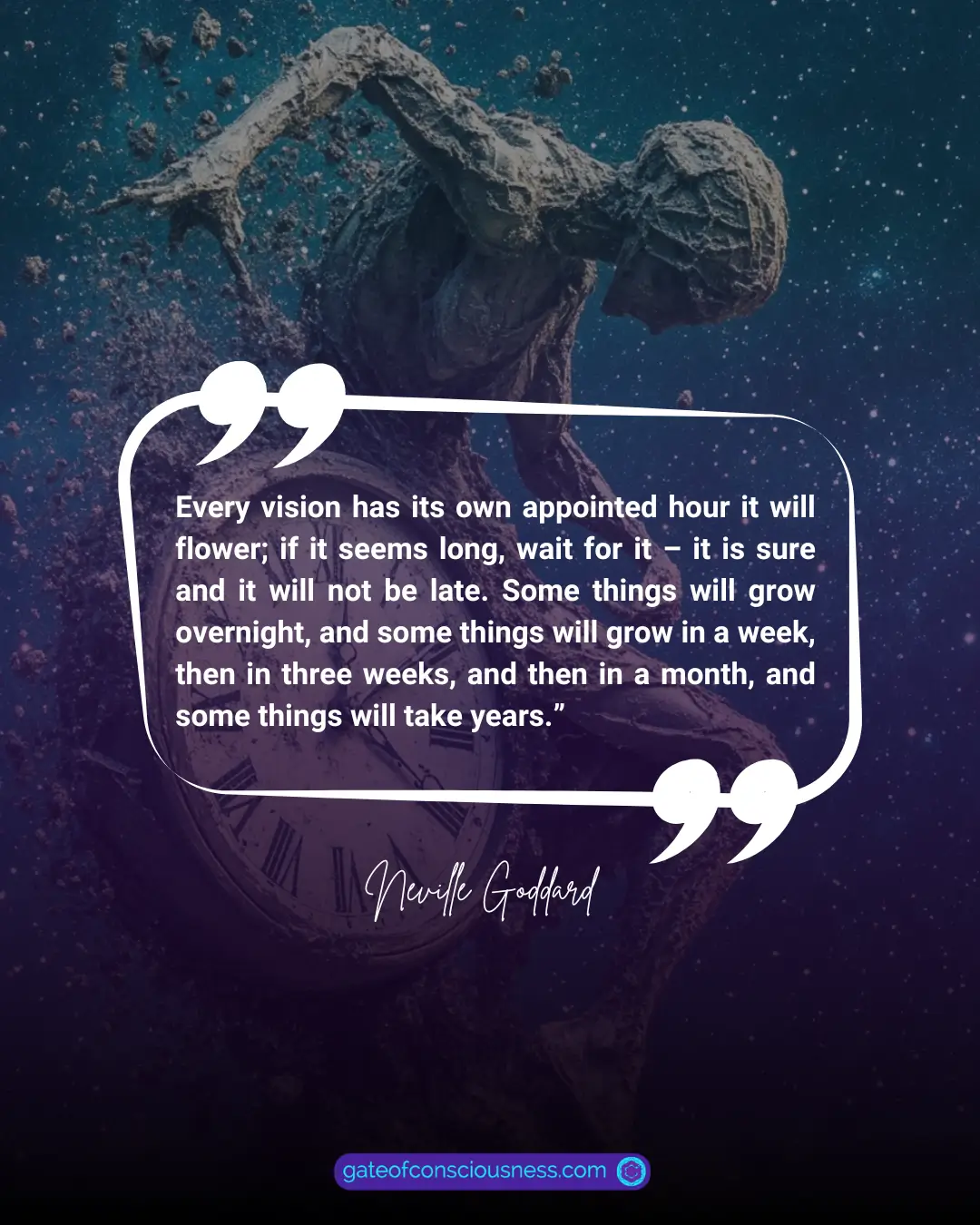 Law of Assumption Time - Quote about the appointed hour
