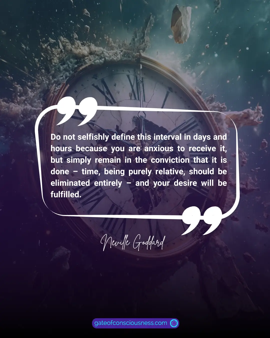 The Law of Assumption quote about time