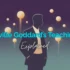 Minimalist illustration of a 1950s silhouette surrounded by golden orbs representing Neville Goddard teachings on a deep purple background.